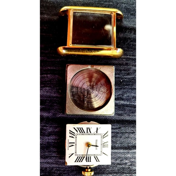 Antique 160 yr old Tissot Rare Mechanical Watch Gold Helvetia Runs Great - Picture 2 of 11